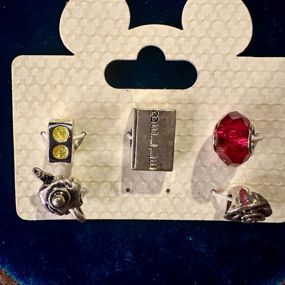 nwt Disney Parks Beauty and the Beast Charm Set - Picture 2 of 5